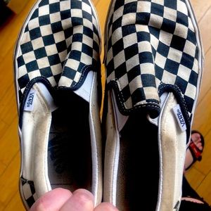 Checkered Vans 6.5